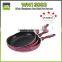 Different size available mini frying pan aluminium hot sale fry divide pan pressed fry pan