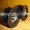 Durable high precision custom made mould plastic injection parts pu wheel for machine