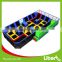 China Professional Manufacturer Trampoline with Foam Pit and Dodge Ball, Gymnastic Trampoline Cloth for Sal (5.LE.T8.409.132.00)