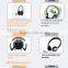 Digital retractable sport headset metal earphone