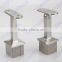 Stainless steel handrail balustrade square post support adjustable square handrail bracket