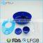 Blue BPA Free Bento Lunch Box With Knife Fork