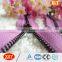fashion garments zipper , black teeth metal zipper