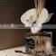 125ml square rattan reed diffuser glass bottle with surface frosted