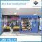 Public area drinks and beverage self-help vending kiosk