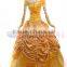 adult princess belle costume halloween costumes for women Beauty and the Beast cosplay party Prom Dress plus size custom