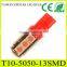 Automotive Ultra Bright 13-SMD LED 5050 Light bulb T10 194 Wedge