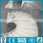 indoor curved steel wood stair case/ glass staircase --YUDI