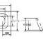 cUPC certified square and full recessed drop in bath tub, bath tub corner, overflow hot tub