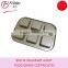 YG-110622 0.4mm carbon steel golden nonstick coating 6 cavities square cupcake baking pan