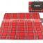 Portable Folding Roll-up Weighted Waterproof Picnic Beach Blanket Picnic Blanket Tote