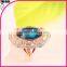 Wholesale cheap gift lady rings more color gold color rings factory price