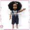 High quality black doll parts vinyl African American girl dolls