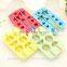 Custom Whisky Lemon Shape silicone ice cube Tray with PP sticks