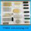 Plastic magnetic name tag holder