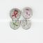 Custom Snap Buttons White Ribbon Crystal Snap On Interchangeable Snap Jewelry