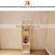2015 excellent quality wood carved modern bookcase designs
