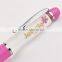 Hot sale new design cheap polymer clay ball pen guangzhou super strong liquid floating pen