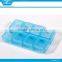 Travel portable clear eight pill case