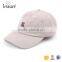 100% cotton hand embroidery logo design curved brim 6 panel baseball cap china supplier hats for men