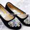 Classic Diamond Flat Shoes Casual Shoes Women in China