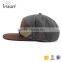 High Quality Low MOQ Leather Patch Cotton Snapback Hat Cap Supplier's Choice