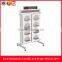 Fashion design metal shoe rack for shop