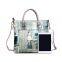  China supplier fancy printing pattern style cheap pu handbag for ladies