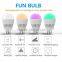 2016 Good quality stereo led bulb bluetooth speaker wireless with remote smart app