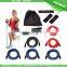 Upper body building resistance band chest exercises set for fitness