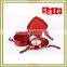 4PC aluminum red metallic paint coating cookware sets