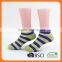 custom cotton walking sports stripe seamless socks for children