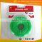 yahu Brand Garden Products Star Shape Green Colored Nylon Monofilament Grass Trimmer Grass Trimmer Line With Packing Blister