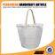 women shopping handbag paper straw material wear a gold line beach bag