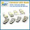 Hot selling T10 wedge 5050smd 4 led canbus error free led car light bulbs 12v