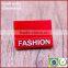Hot sale private embossed white logo underwear clothes silicone label
