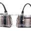 Hot selling ladies luxury snake leather handbags set with 4 bags in one
