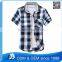 Csutom 100% Cotton Check Mens Casual Shirts
