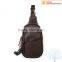 2016 soft PU chest bag, single strap bag and men's backpack