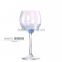 SAMYO novelty colored red wine glasses