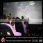 9D cinema simulator with hydraulic 6 seats motion rides for shopping mall