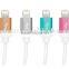 Quality hot sale colorful usb data cable for iphone