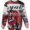 custom sublimation crewneck sweater, men pullover sweater cheap sweater