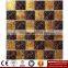 IMARK Gold & Silver & Gray Gold Back Foil Glass Mosaic Tile For Homedepot IXGR8-011