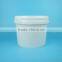 Plastic Handle White Pail, 6 Liter Plastic Bucket, Unbreakable Plastic Pail with Lid