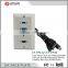 LY-FP41 High Quality VGA/HDMI face plate/wall socket/RJ45 connector 25X50mm