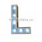 vintage marquee letter lights decoration English letter light with the new mould