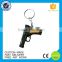China factory custom soft pvc gun shape keychain