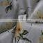 Classic fancy faux linen printed window drape fabric curtains in the car
