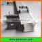 6063 T5 aluminum 12mm width PCB led strip aluminum channel with frosted diffuser